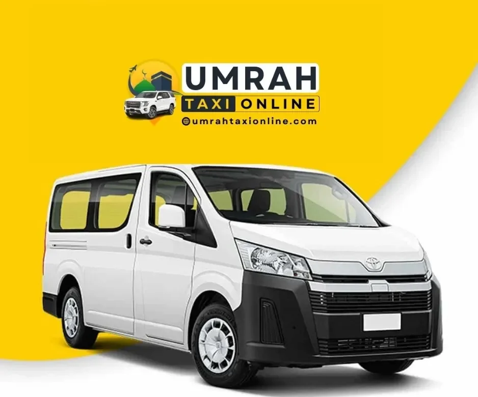 Hiace ( 11 Seats 14 Luggage ) Book Your Umrah Taxi Online - Umrah Taxi Service Jeddah Airport, Makkah, Madinah.