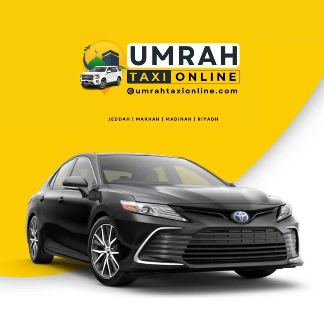 Camry Car ( 4 Seats 3 Luggage ) Book Your Umrah Taxi Online - Umrah Taxi Service Jeddah Airport, Makkah, Madinah. Umrah Taxi online trusted taxi service company in Saudi Arabia. Umrah Taxi Online Jeddah Makkah Madinah